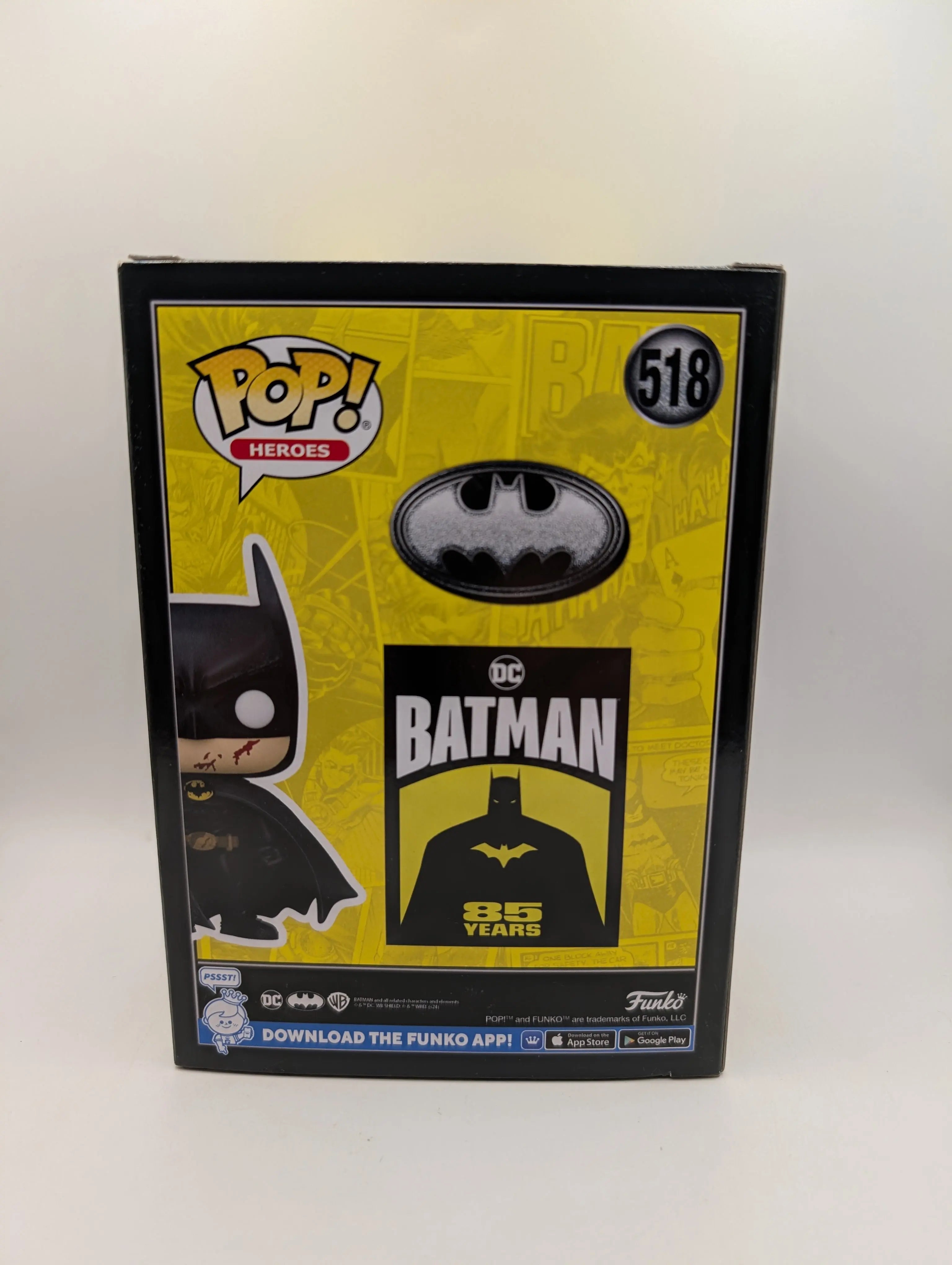 Funko POP! Heroes Batman (1989) #518 Batman Vinyl FRENLY BRICKS - Open 7 Days